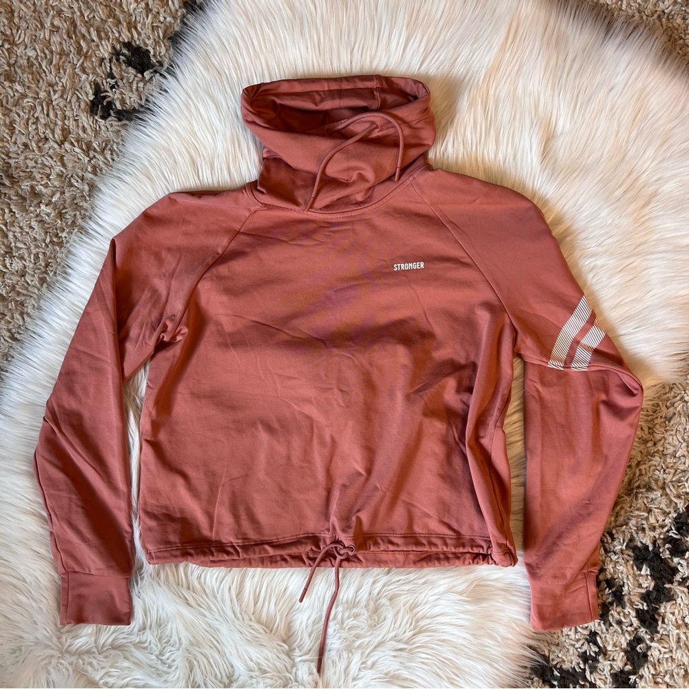 STRONGER Signature Sweatshirt Coral Size Large